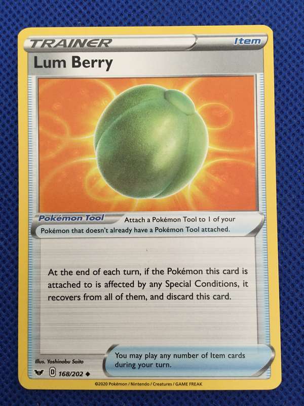 POKEMON TRADING CARD TRAINER - LUM BERRY