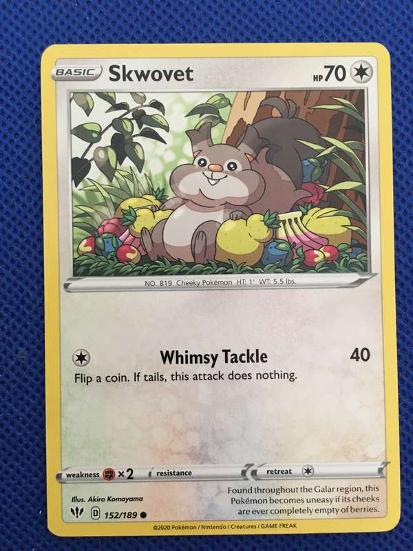 POKEMON TRADING CARD - SKWOVET