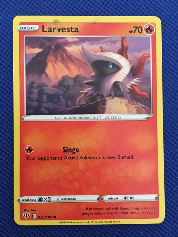 POKEMON TRADING CARD - LARVESTA