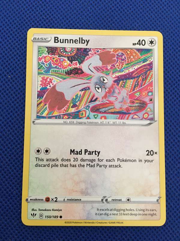 POKEMON TRADING CARD - BUNNELBY - 2020
