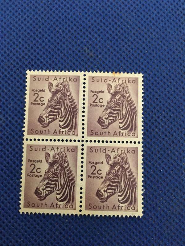 SOUTH AFRICA 4 STAMP MINT BLOCK