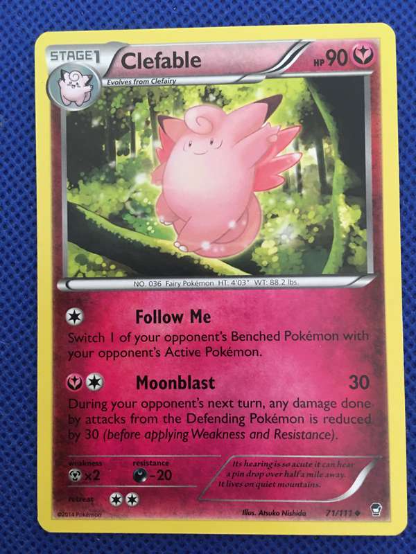 POKEMON TRADING CARD - CLEFABLE