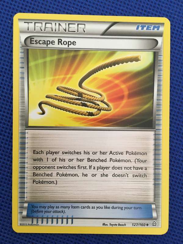 POKEMON TRADING CARD - ESCAPE ROPE - TRAINER