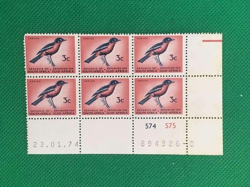 SOUTH AFRICA MINT BLOCK 3c  OF STAMPS