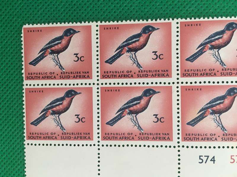 SOUTH AFRICA MINT BLOCK 3c  OF STAMPS