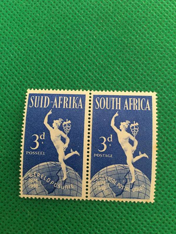 SOUTH AFRICA PAIR 1949 MINT