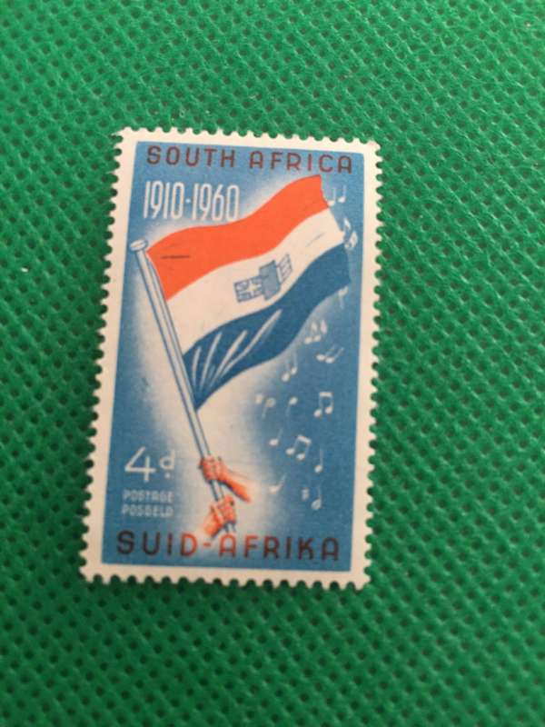 SOUTH AFRICA FLAG STAMP MINT