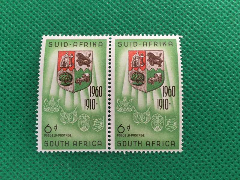 SOUTH AFRICA  2 MINT  UNION STAMPS 1960