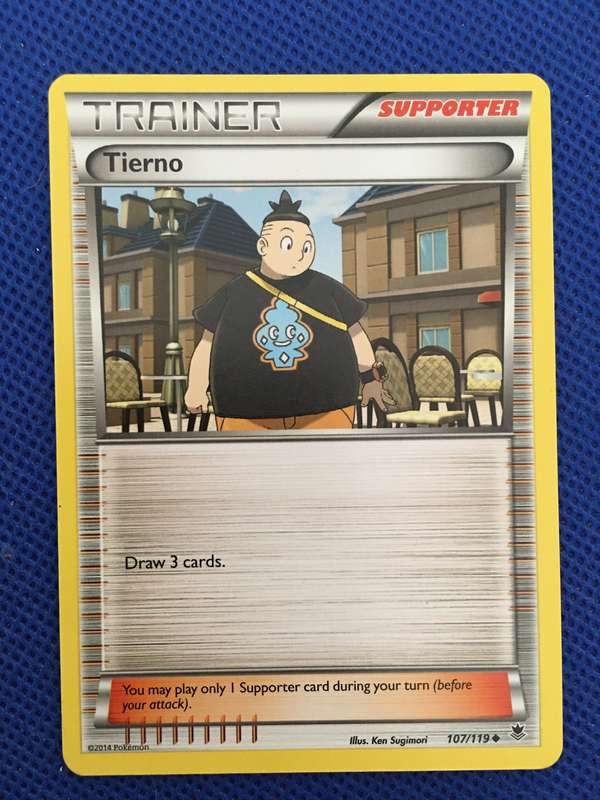 POKEMON TRADING CARD - TIERNO / TRAINER