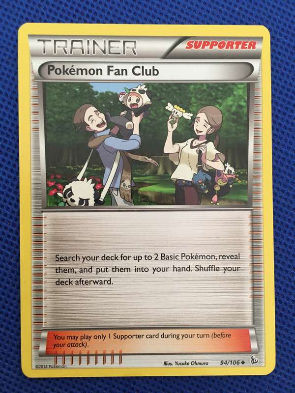 POKEMON TRAINER CARD - POKEMON FAN CLUB