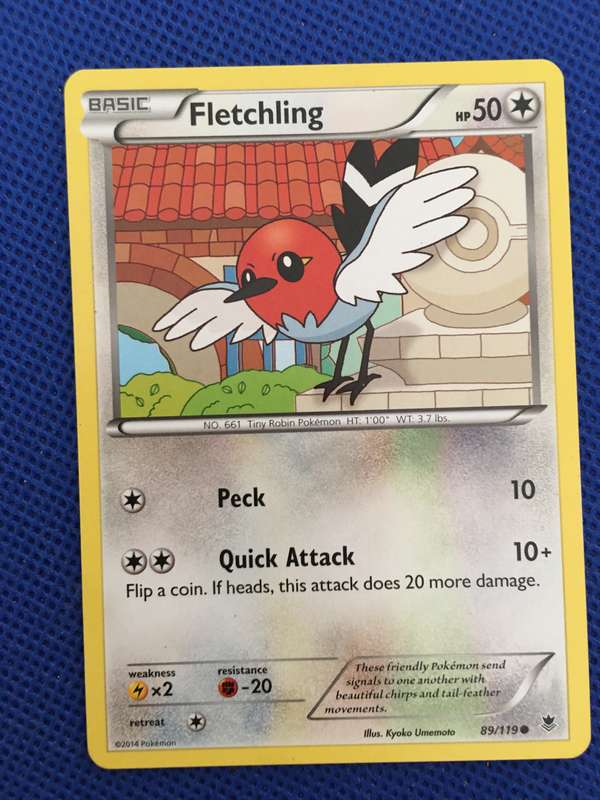 POKEMON TRADING CARD - FLETCHLING
