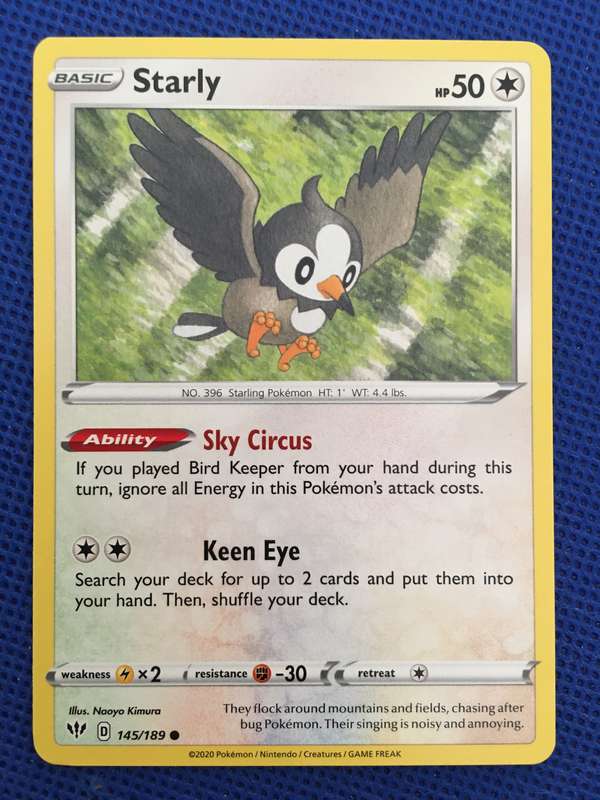 POKEMON TRADING CARD - STARLY