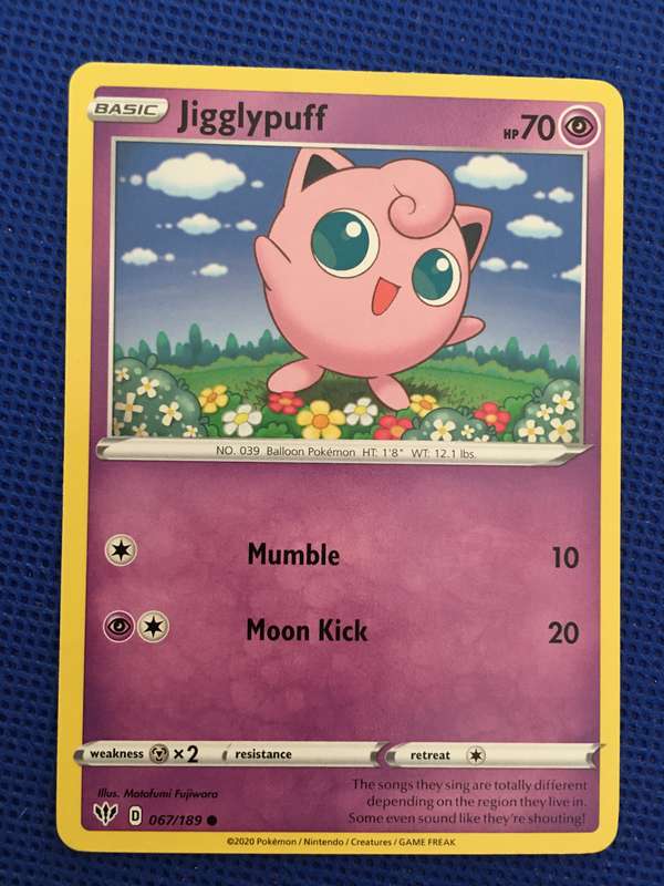 POKEMON TRADING CARD - JIGGLYPUFF
