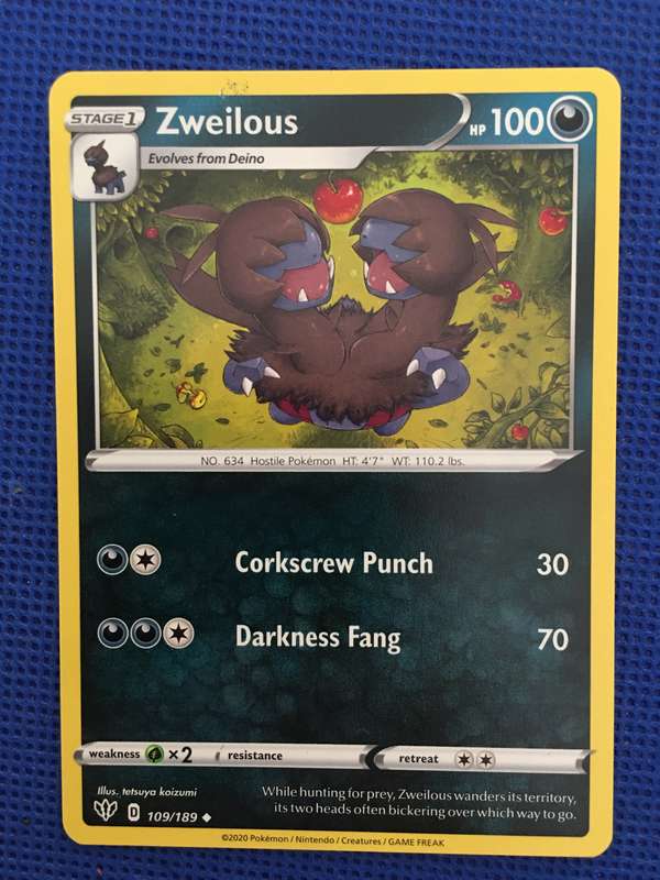 POKEMON TRADING CARD - ZWEILOUS - 2020
