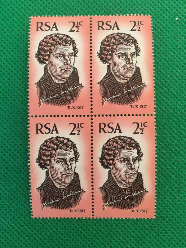 SOUTH AFRICA BLOCK MINT BLOCK OF 1967 MINT STAMPS