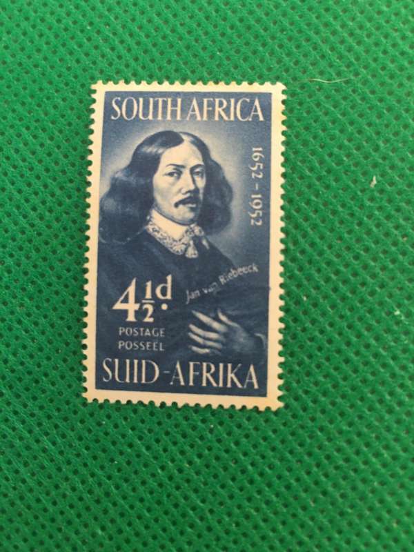 SOUTH AFRICA UNUSED JAN VAN RIEBEECK STAMP