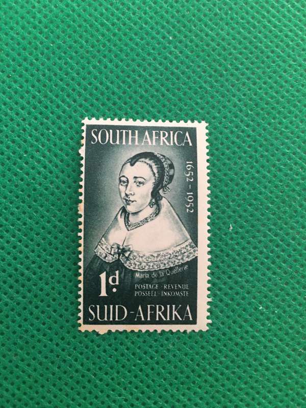 SOUTH AFRICA MINT STAMP MARIA DE LA QUELLERIE - 1952