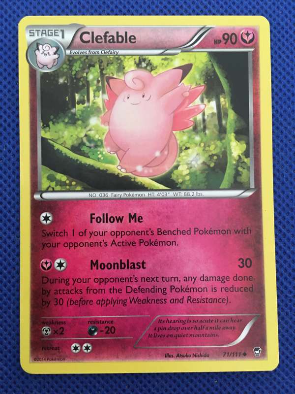 POKEMON TRADING CARD - CLEFABLE