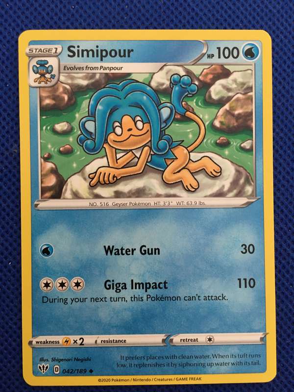 POKEMON TRADING CARD - SIMIPOUR