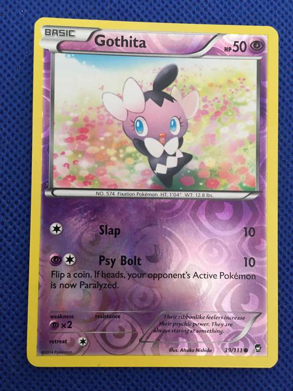 POKEMON TRADING CARD - GOTHITA / FOIL CARD / SHINY