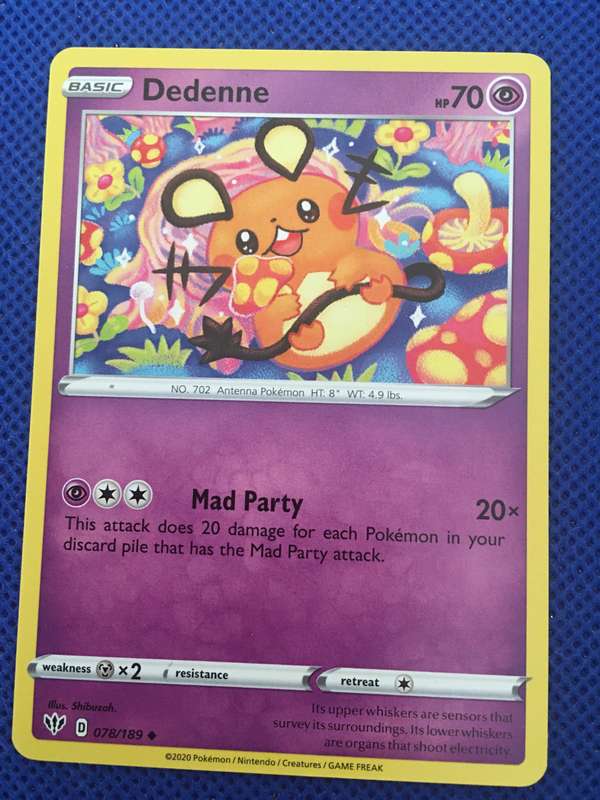 POKEMON TRADING CARD - DEDENNE