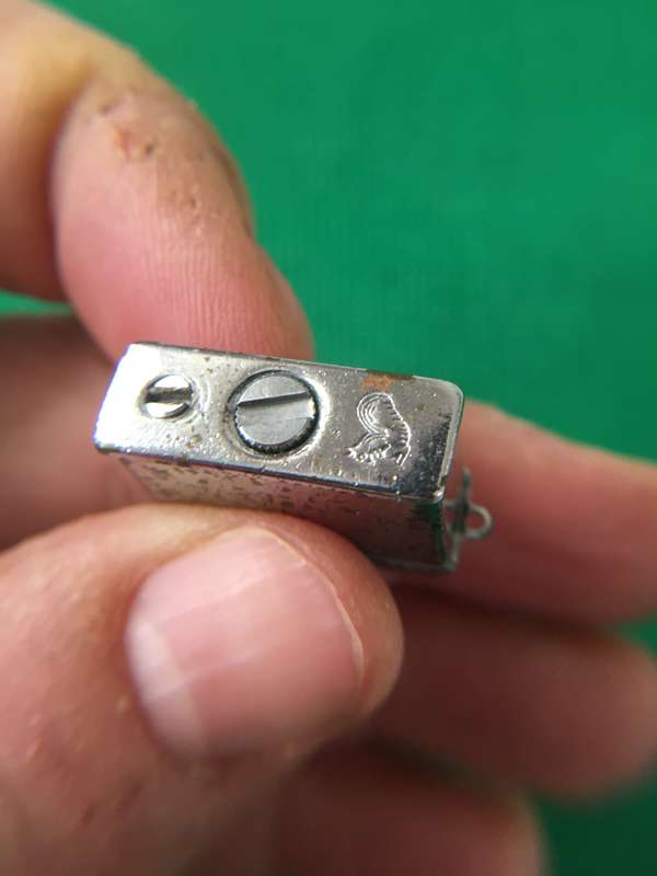 VINTAGE MINI KEY CHAIN LIGHTER  SIZE OF 50c COIN