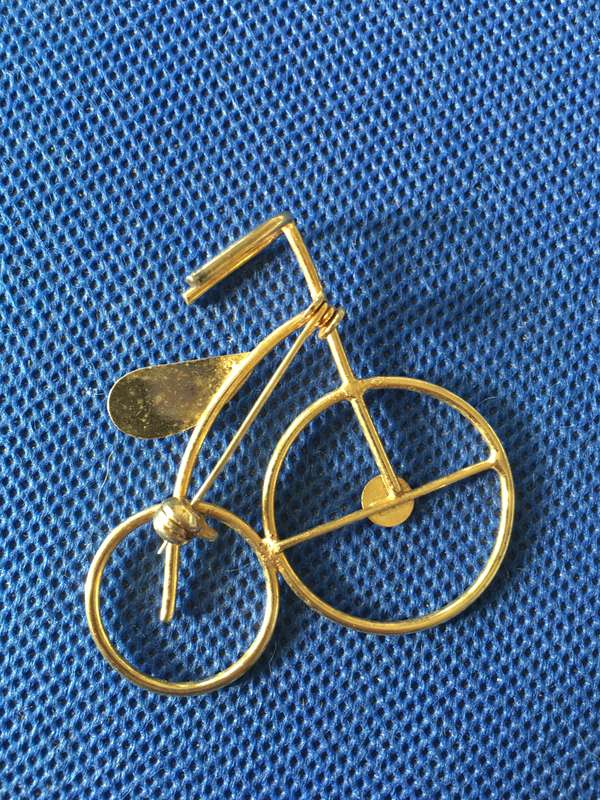 VINTAGE BICYCLE BROOCH