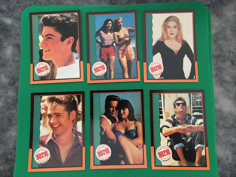 BEVERLY HILLS 90210  - 1991 TRADING CARDS FROM THE SERIES PACK OF  6 CARDS