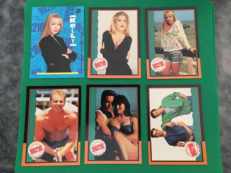 BEVERLY HILLS 90210  - 1991 TRADING CARDS FROM THE SERIES PACK OF  6 CARDS