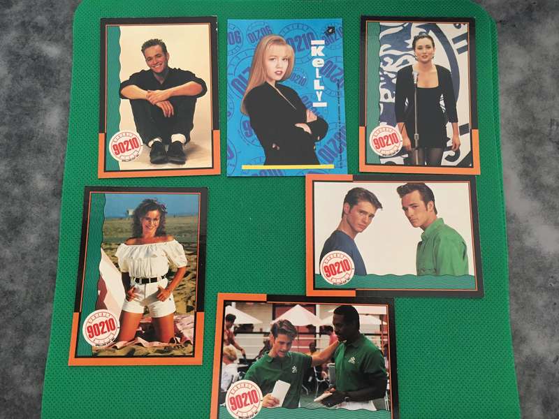 BEVERLY HILLS 90210  - 1991 TRADING CARDS FROM THE SERIES PACK OF  6 CARDS