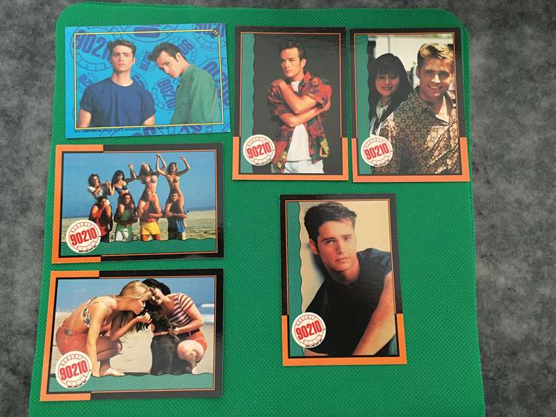 BEVERLY HILLS 90210  - 1991 TRADING CARDS FROM THE SERIES PACK OF  6 CARDS