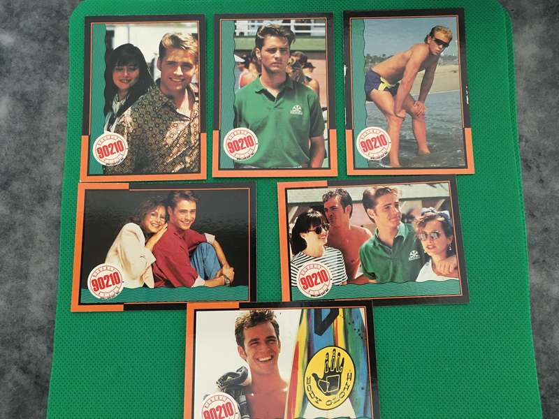 BEVERLY HILLS 90210  - 1991 TRADING CARDS FROM THE SERIES PACK OF  6 CARDS