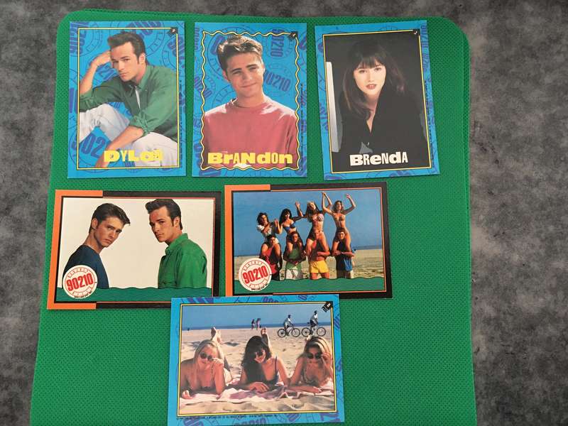 BEVERLY HILLS 90210  - 1991 TRADING CARDS FROM THE SERIES PACK OF  6 CARDS