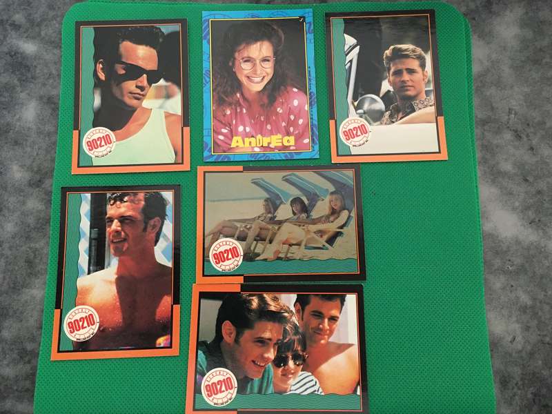 BEVERLY HILLS 90210  - 1991 TRADING CARDS FROM THE SERIES PACK OF  6 CARDS