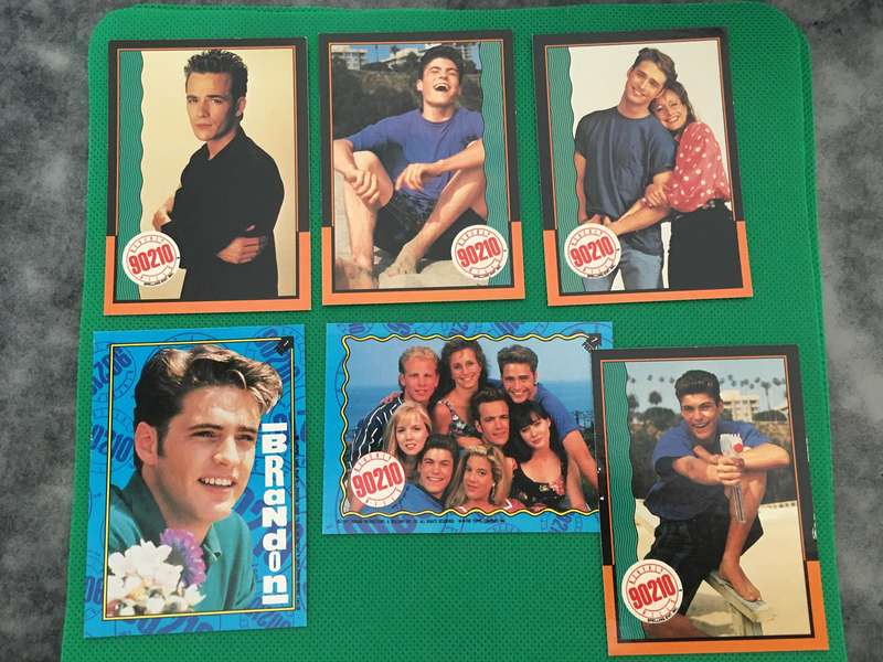 BEVERLY HILLS 90210  - 1991 TRADING CARDS FROM THE SERIES PACK OF  6 CARDS