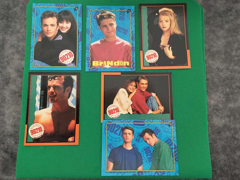 BEVERLY HILLS 90210  - 1991 TRADING CARDS FROM THE SERIES PACK OF  6 CARDS