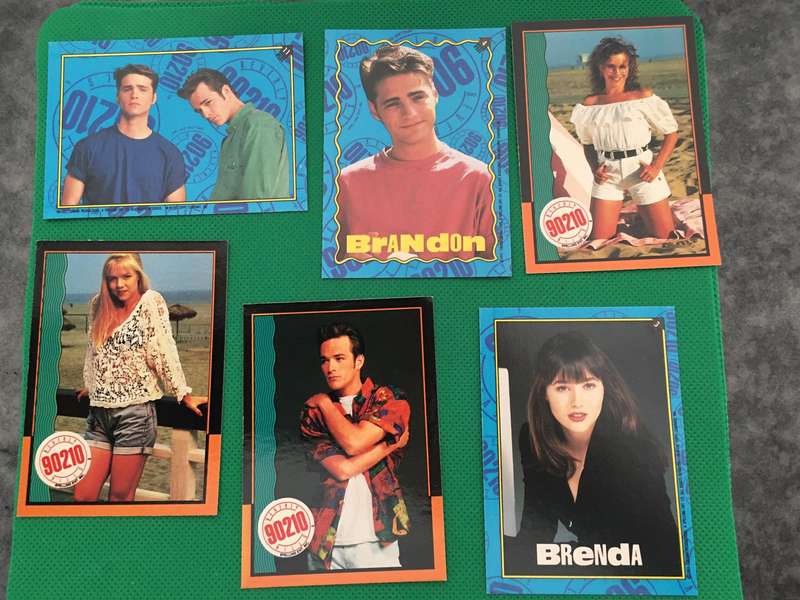 BEVERLY HILLS 90210  - 1991 TRADING CARDS FROM THE SERIES PACK OF  6 CARDS