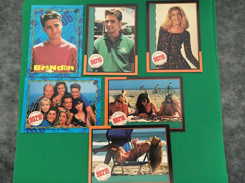 BEVERLY HILLS 90210  - 1991 TRADING CARDS FROM THE SERIES PACK OF  6 CARDS