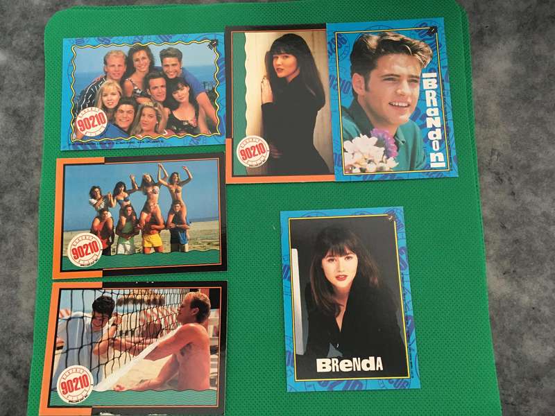 BEVERLY HILLS 90210  - 1991 TRADING CARDS FROM THE SERIES PACK OF  6 CARDS