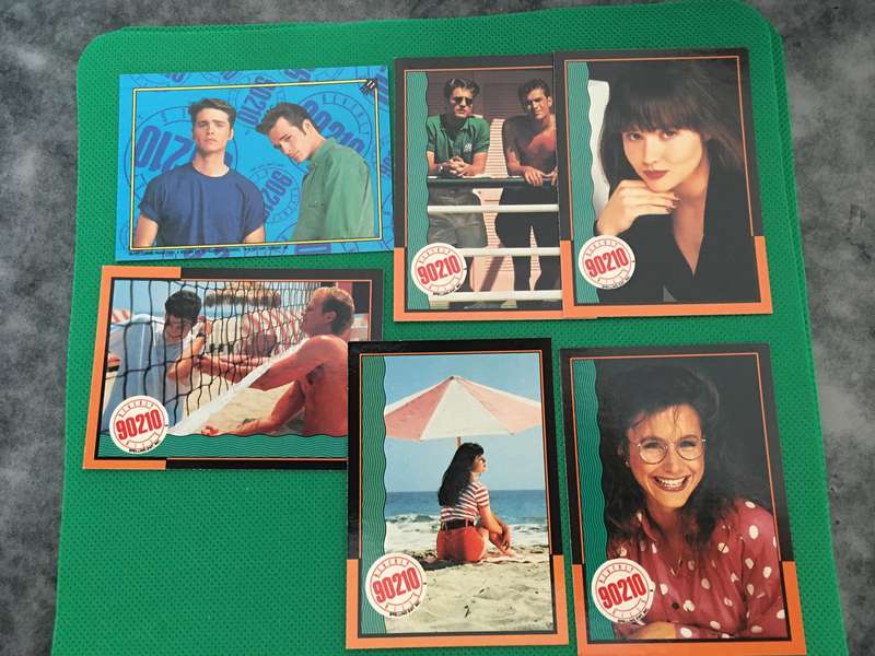 BEVERLY HILLS 90210  - 1991 TRADING CARDS FROM THE SERIES PACK OF  6 CARDS