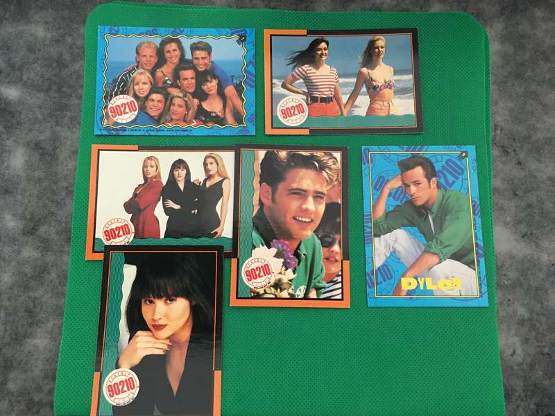 BEVERLY HILLS 90210  - 1991 TRADING CARDS FROM THE SERIES PACK OF  6 CARDS