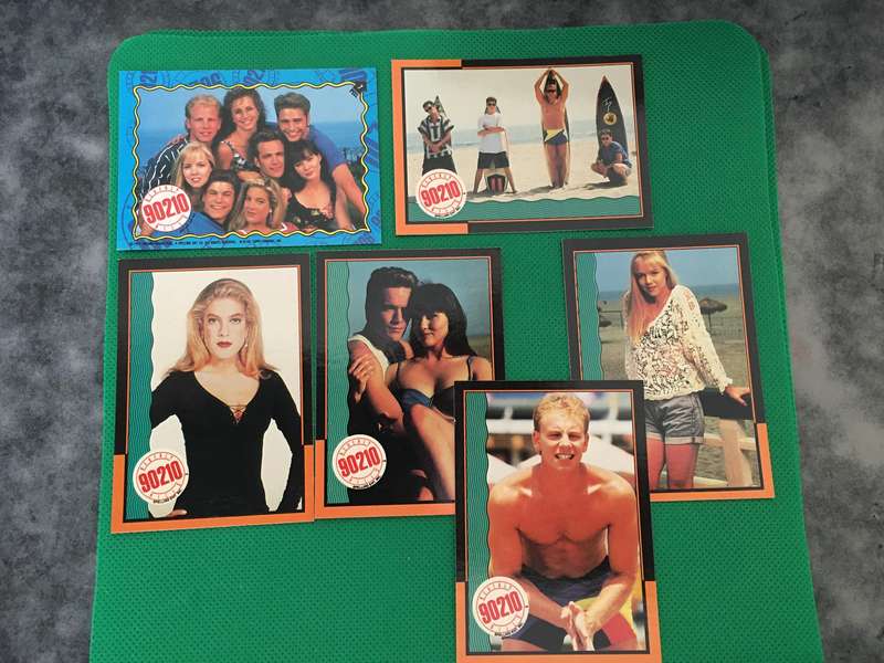BEVERLY HILLS 90210  - 1991 TRADING CARDS FROM THE SERIES PACK OF  6 CARDS