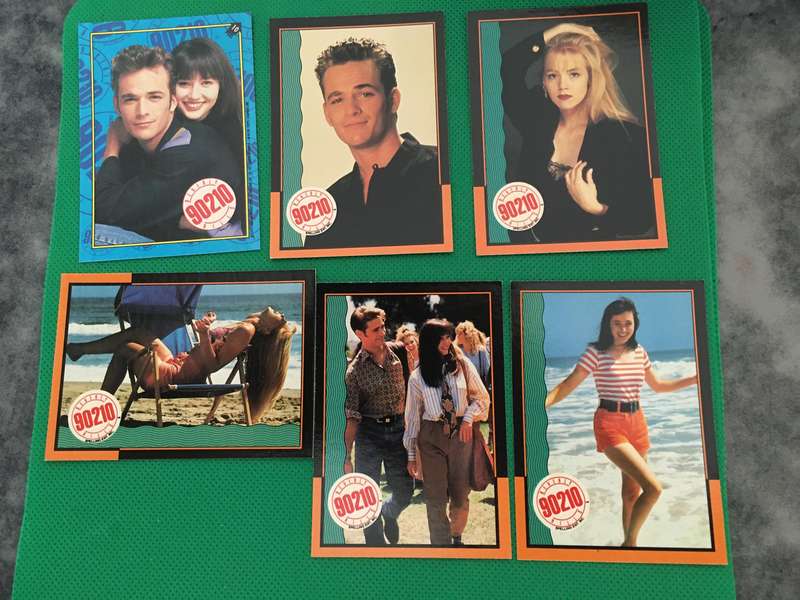 BEVERLY HILLS 90210  - 1991 TRADING CARDS FROM THE SERIES PACK OF  6 CARDS