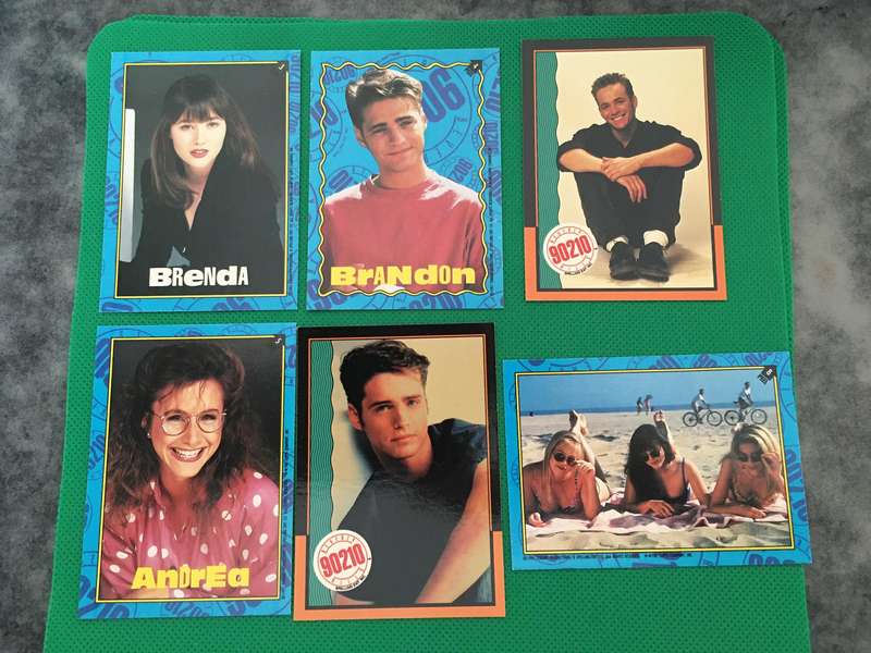 BEVERLY HILLS 90210  - 1991 TRADING CARDS FROM THE SERIES PACK OF  6 CARDS