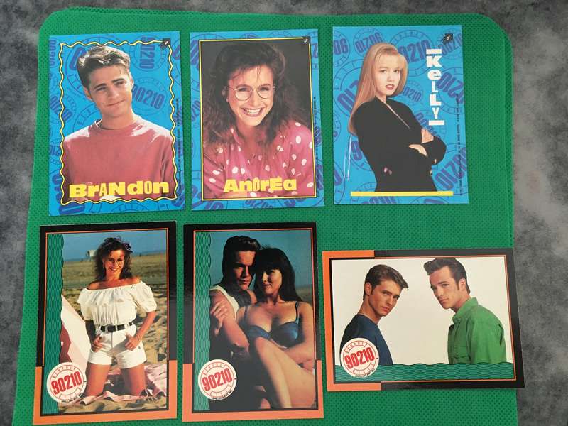 BEVERLY HILLS 90210  - 1991 TRADING CARDS FROM THE SERIES PACK OF  6 CARDS