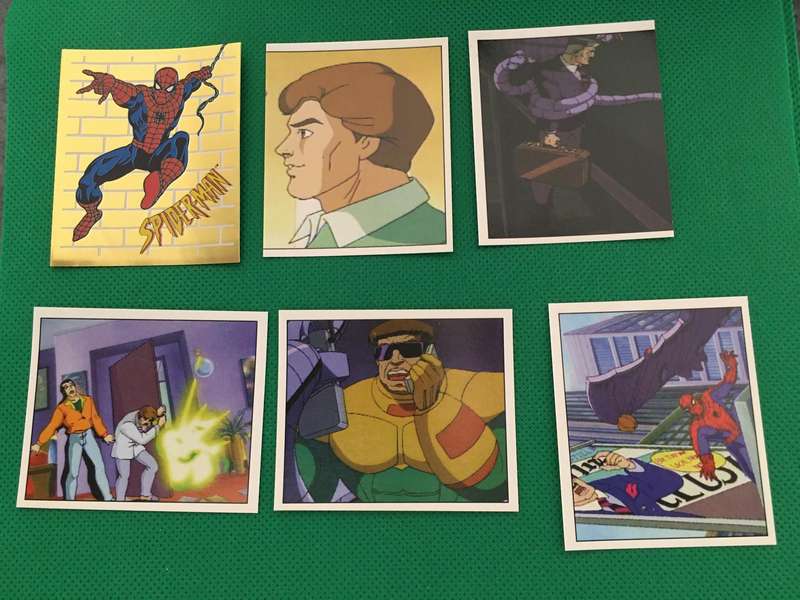 PANINI MARVEL COMICS 6 PACK OF SPIDER-MAN STICKERS - 1995