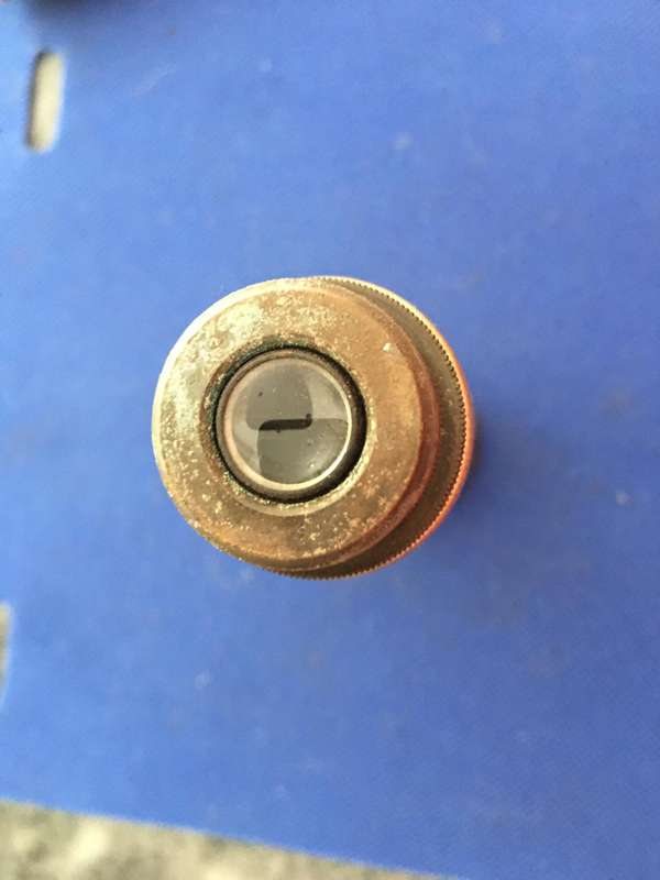 Antique Brass Mini Marine London Telescope - Enbeeco Heron in Pouch -SOLD AS IS