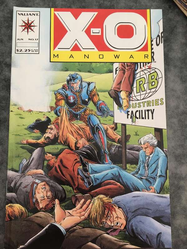 VALIANT COMICS - X-0 MANOWAR  - VOL. 1 NO. 17 - 1993