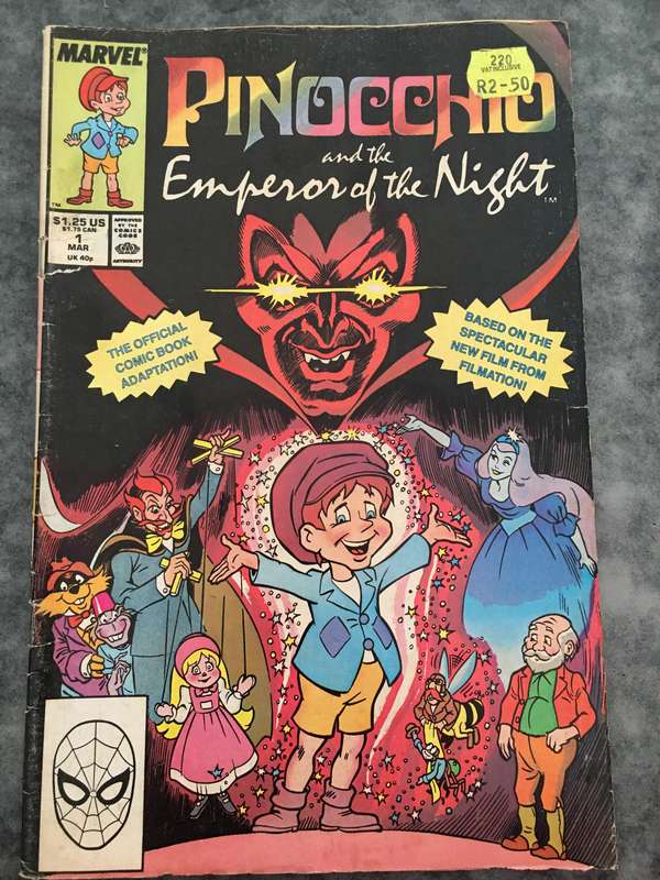 MARVEL COMICS - PINOCCHIO AND THE EMPEROR OF THE NIGHT - VOL. 1 NO.1 - 1988