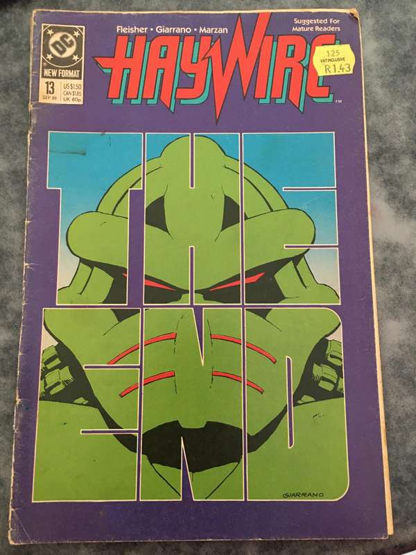 DC COMICS  - HAYWIRE NO. 13 - 1989